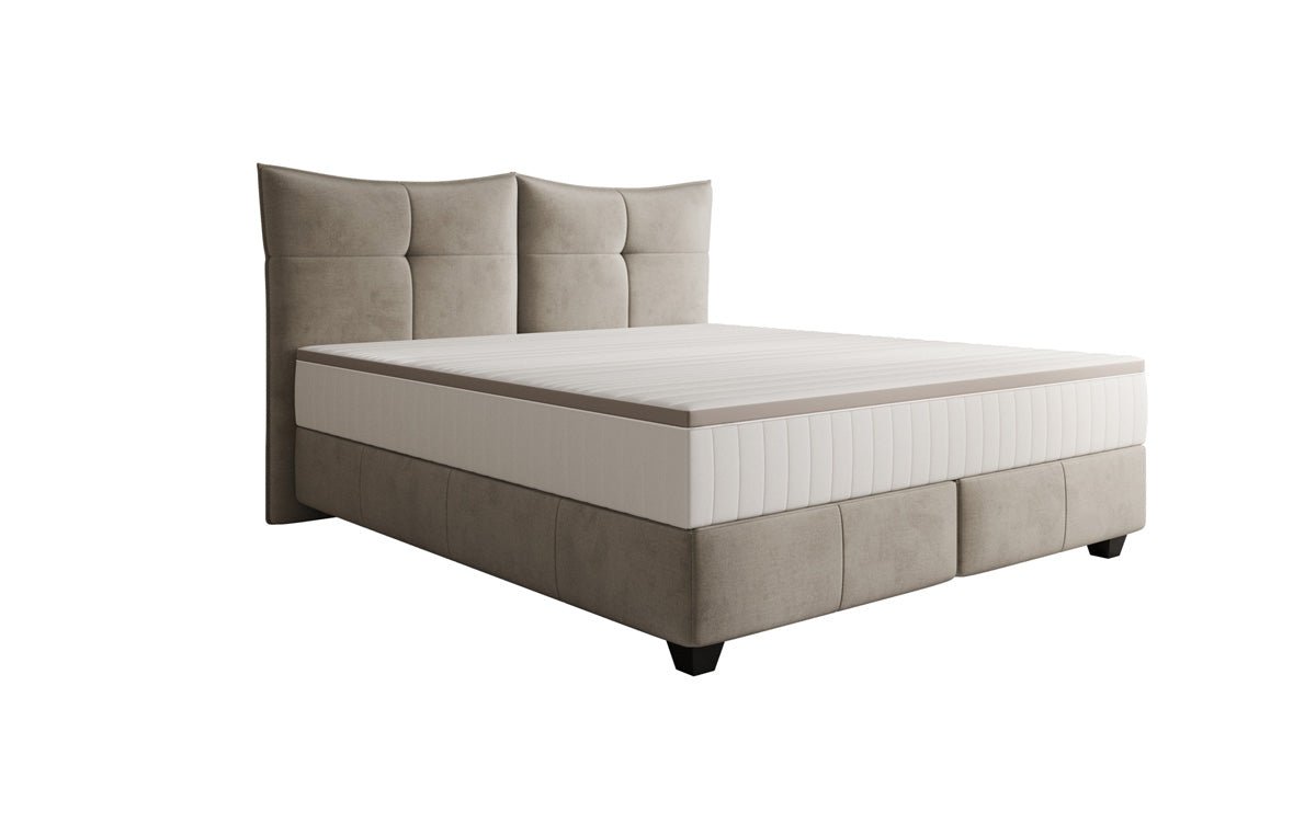 Boxspringbett Veyora a Samt
