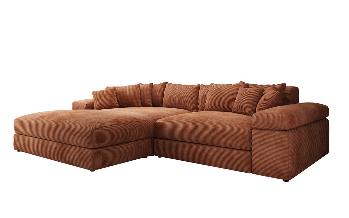 Designer Sofa Bernardo mat breeder Ottomane an Cord