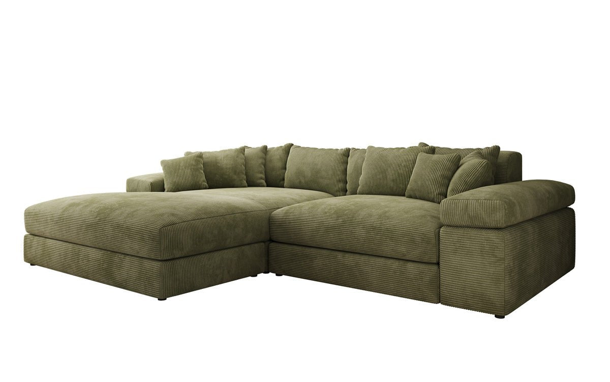 Designer Sofa Bernardo mat breeder Ottomane an Cord