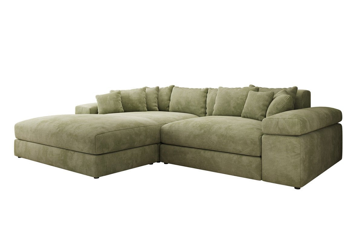 Designer Sofa Bernardo mat breeder Ottomane an Cord