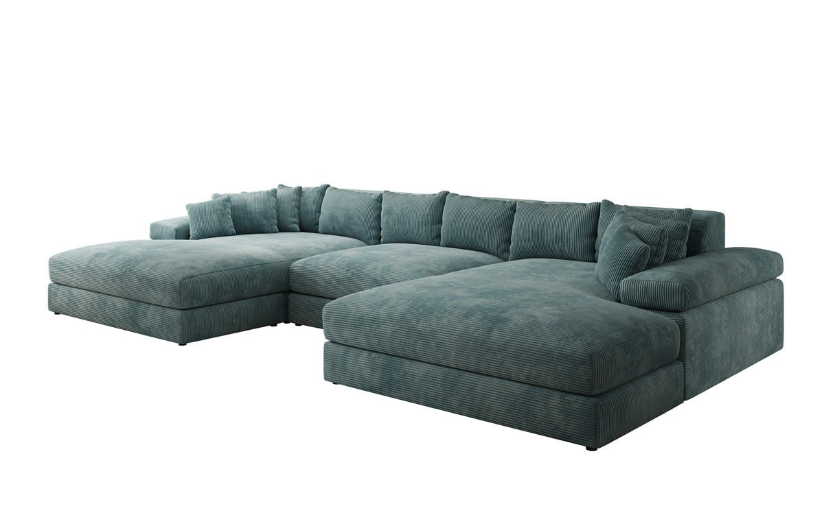 Designer Sofa Bernardo U mat breeder Ottomane a Cord