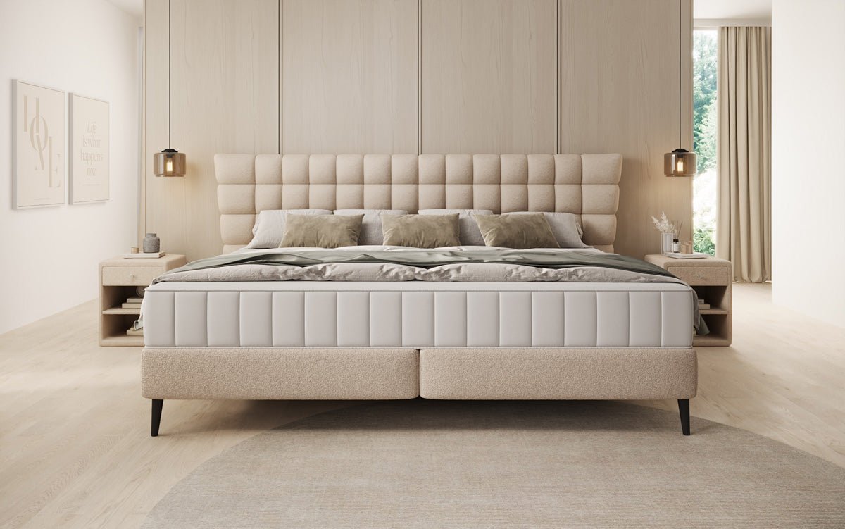 Famill Boxspringbett Bellanova a 220/240x200 a Bouclé