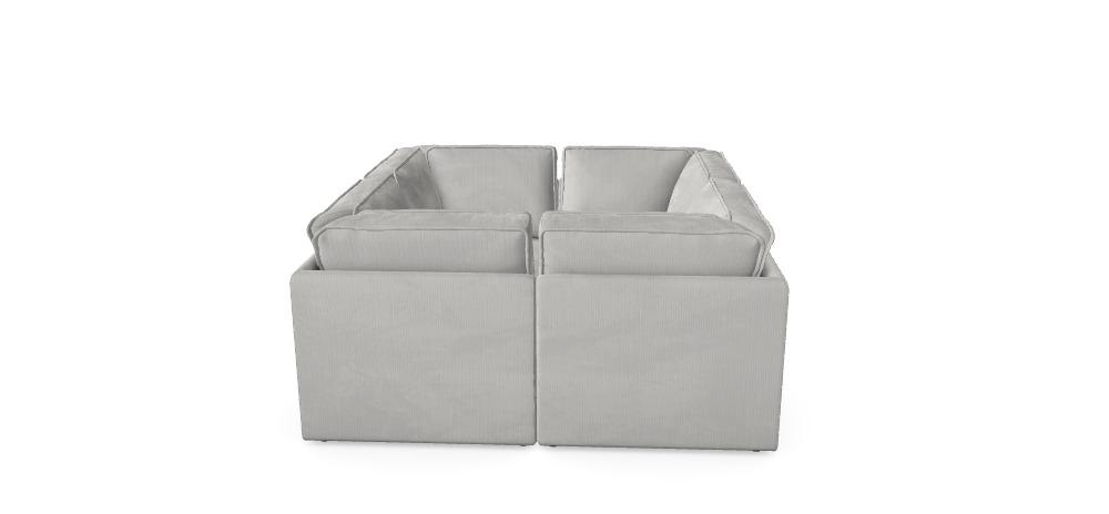 Modulart Sofa Domo - Konfiguréiert Sofa Ref: VU0AFX