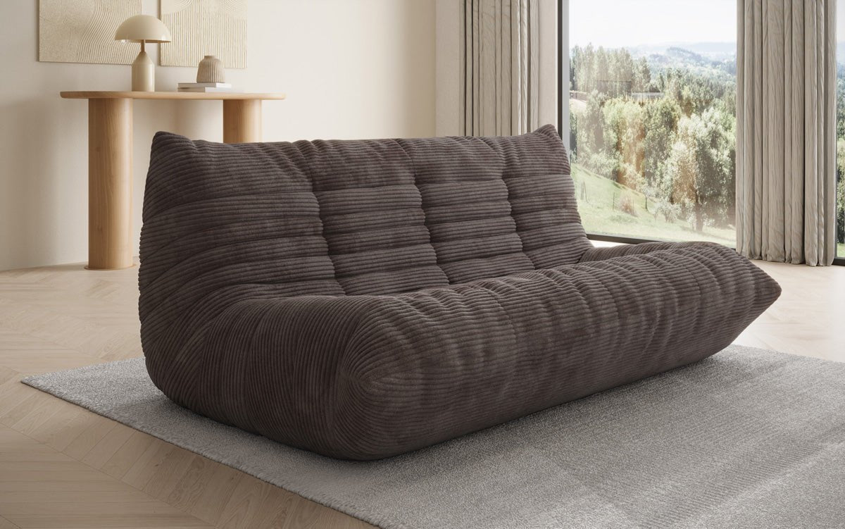 Designer 3 Sëtz Sofa Calmo am Cord