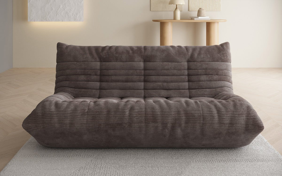 Designer 3 Sëtz Sofa Calmo am Cord
