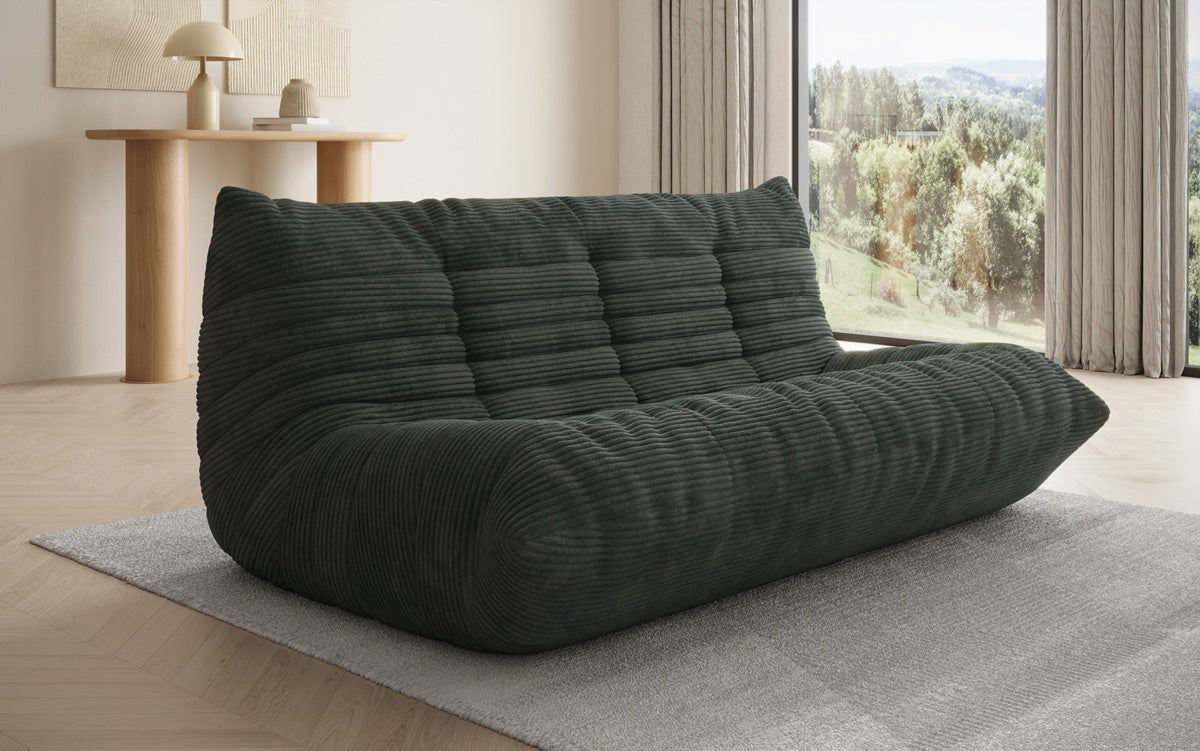 Designer 3 Sëtz Sofa Calmo am Cord