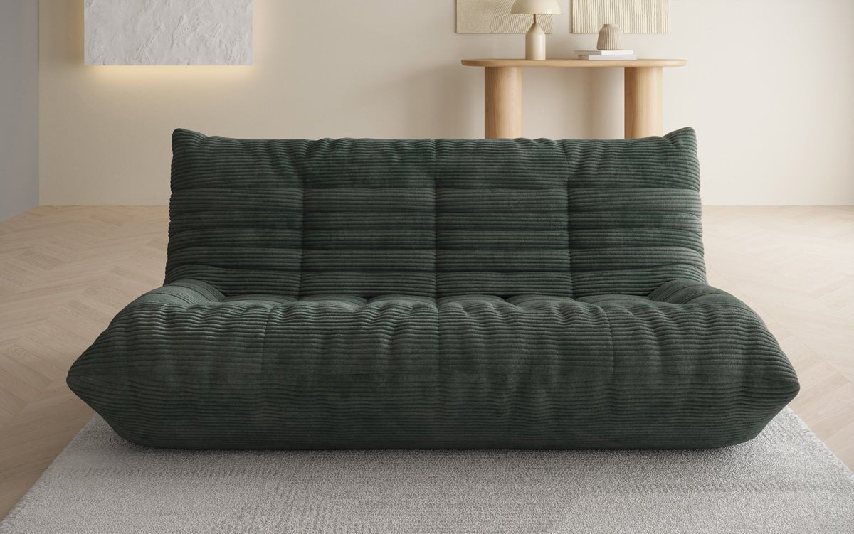 Designer 3 Sëtz Sofa Calmo am Cord