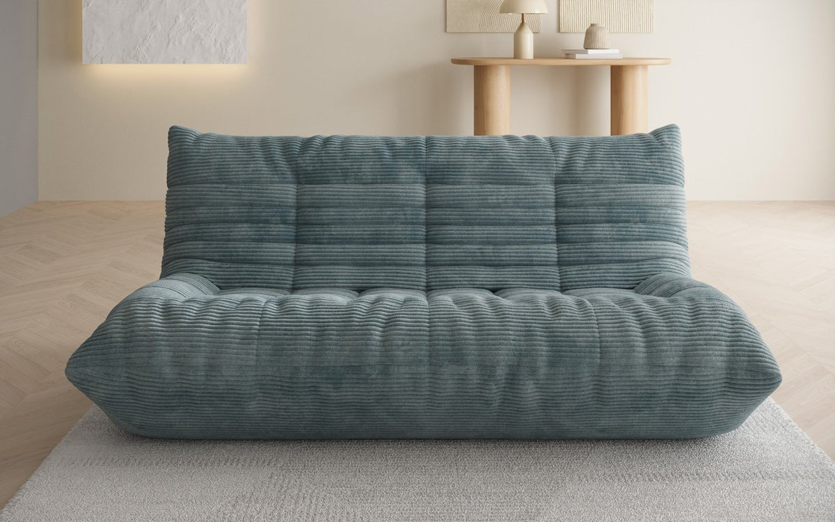 Designer 3 Sëtz Sofa Calmo am Cord