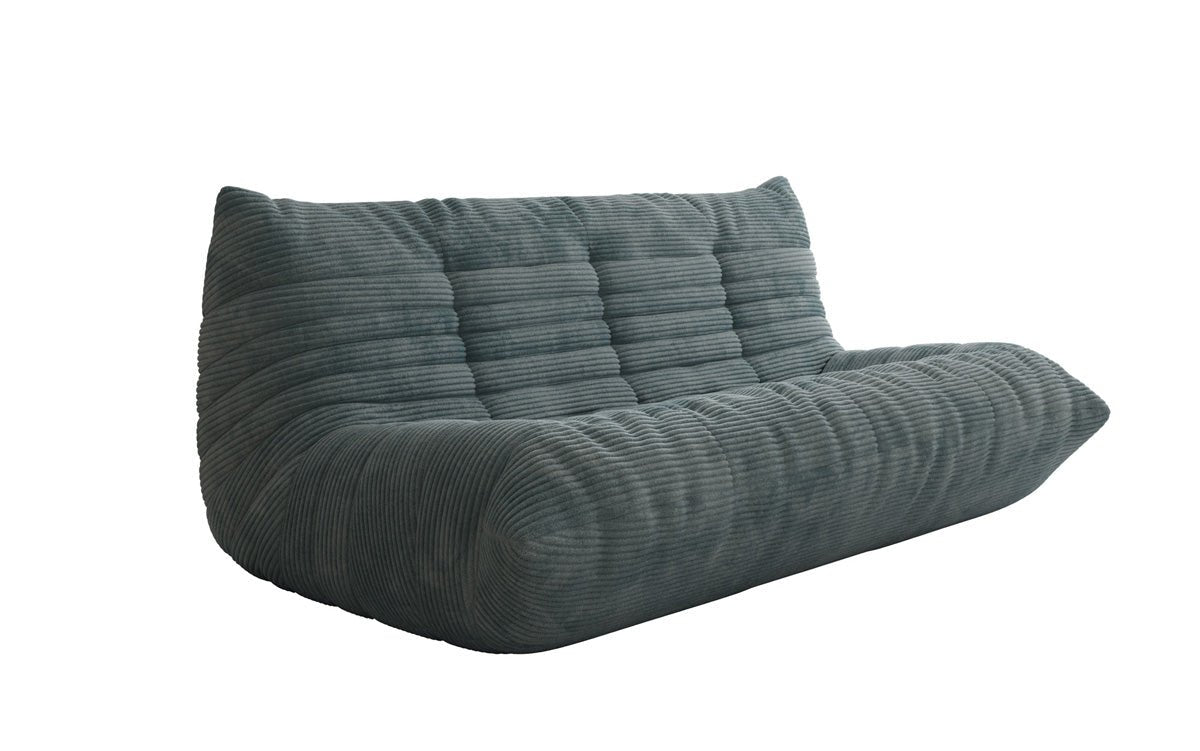Designer 3 Sëtz Sofa Calmo am Cord