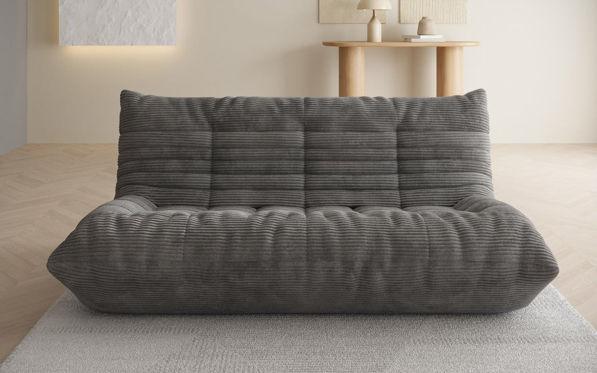 Designer 3 Sëtz Sofa Calmo am Cord