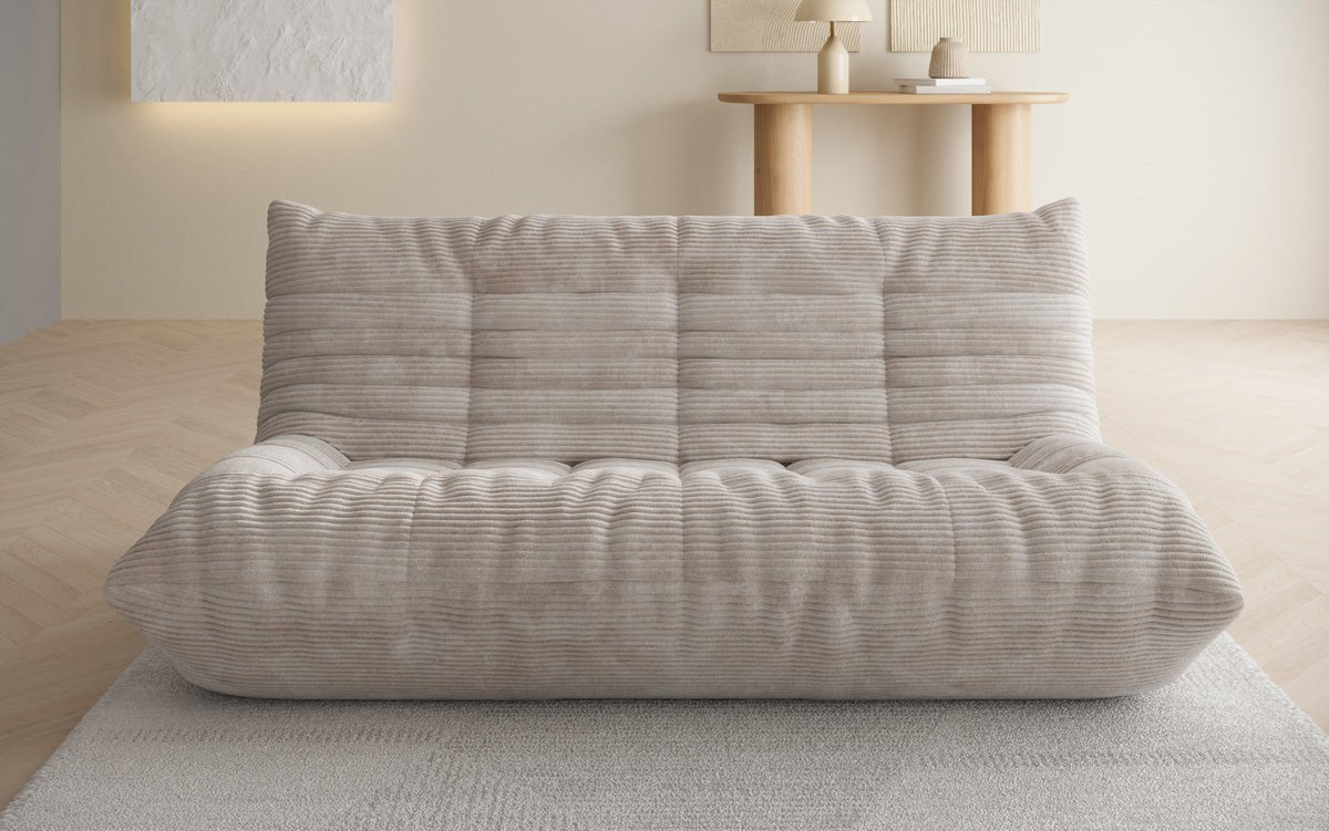 Designer 3 Sëtz Sofa Calmo am Cord