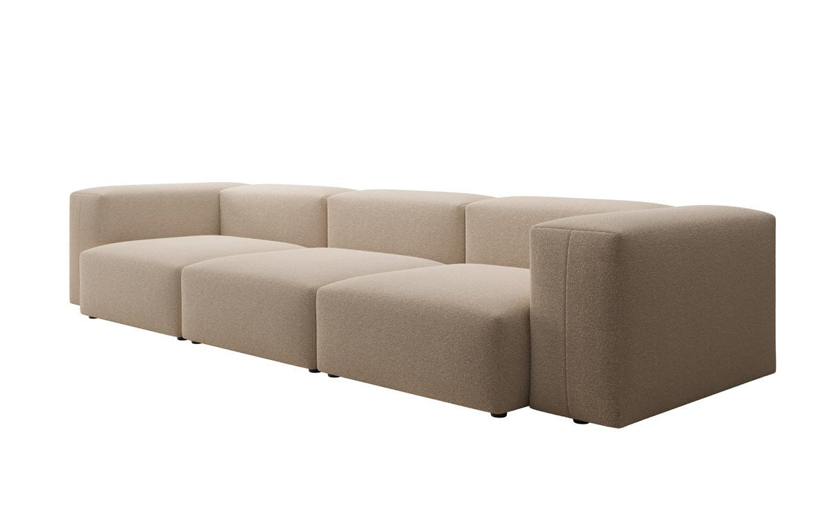 Designer 3-Sëtz Sofa Snug a Bouclé