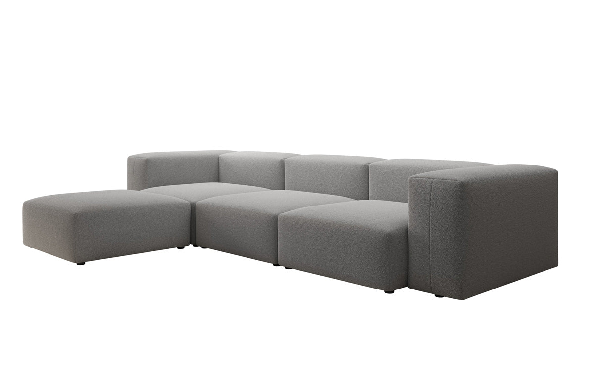 Designer L Sofa Snug am Bouclé