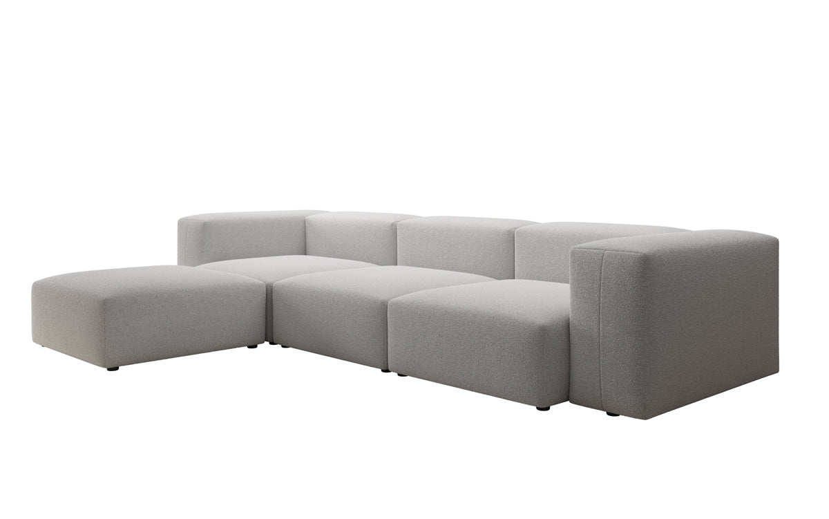 Designer L Sofa Snug am Bouclé