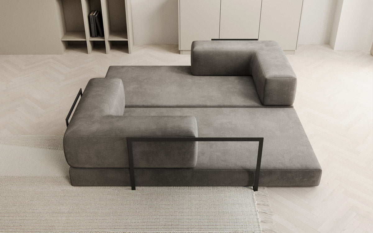 Designer Sofa Lazy 3 Sitzer in Samt