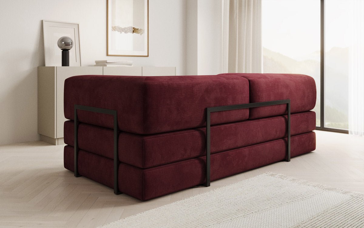 Designer Sofa Lazy 3 Sitzer in Samt