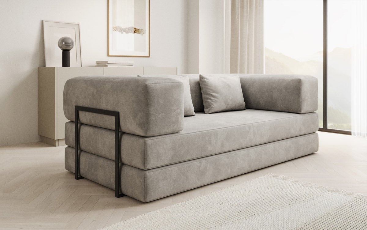 Designer Sofa Lazy 3 Sitzer in Samt