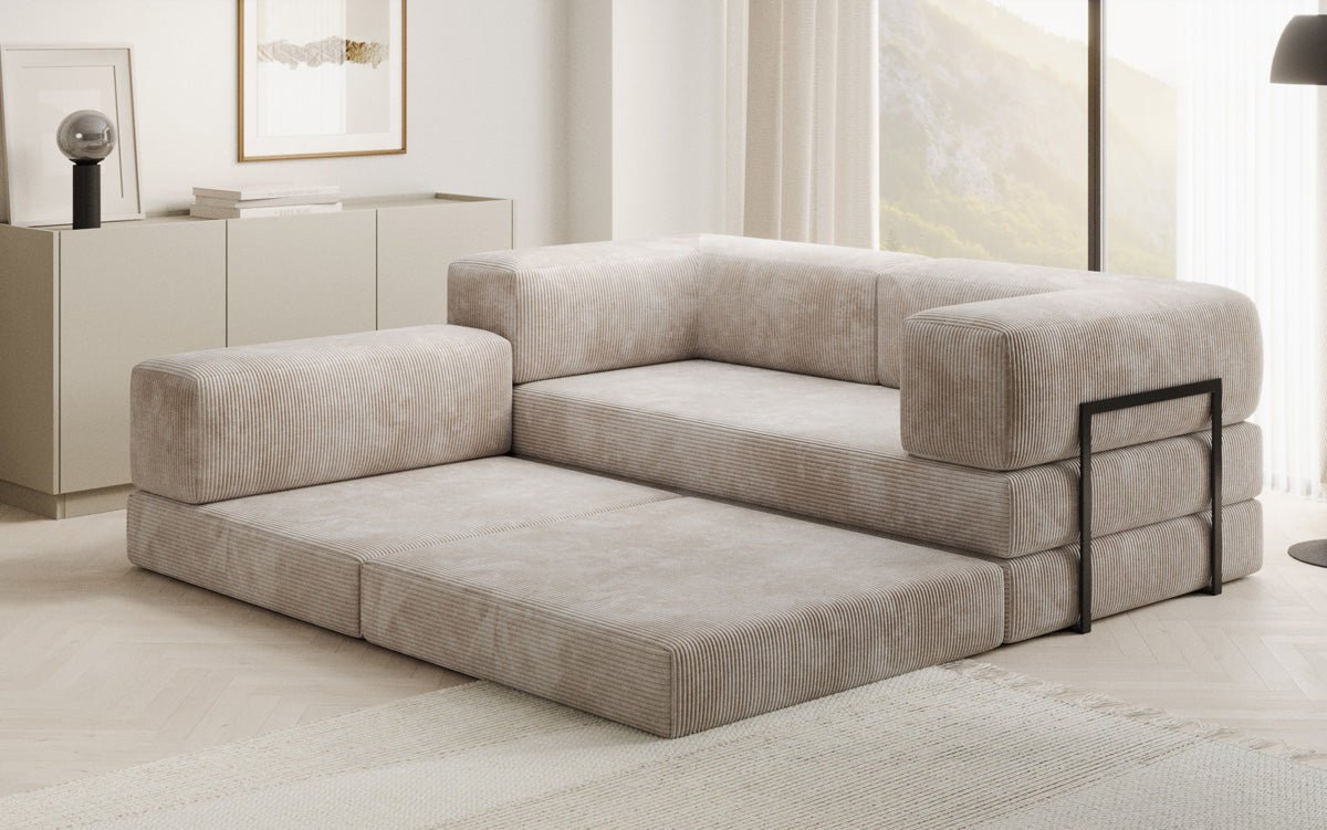 Designer Sofa Lazy L Mini in Cord