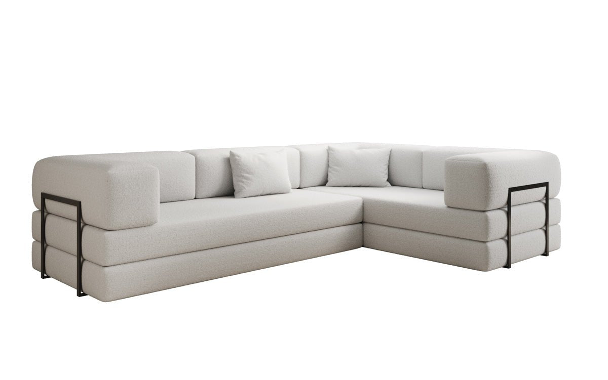 Designer Sofa Lazy L zou a Bouclé