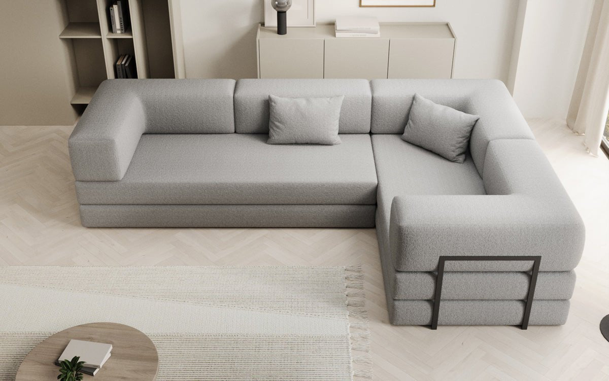 Designer Sofa Lazy L zou a Bouclé