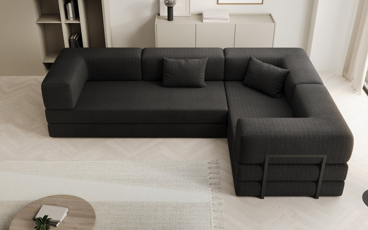 Designer Sofa Lazy L zou a Bouclé