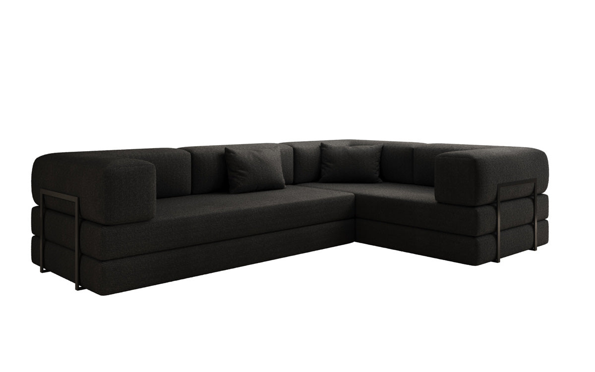 Designer Sofa Lazy L zou a Bouclé