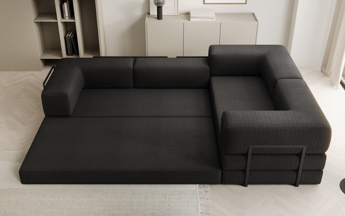 Designer Sofa Lazy L zou a Bouclé
