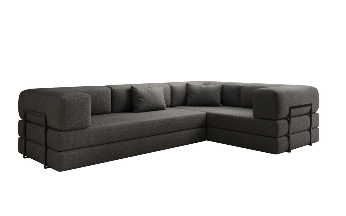 Designer Sofa Lazy L zou a Bouclé