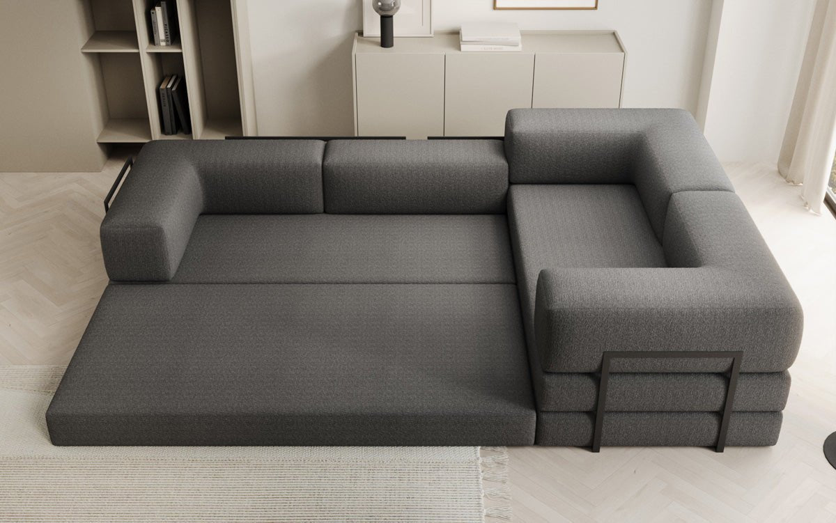 Designer Sofa Lazy L zou a Bouclé