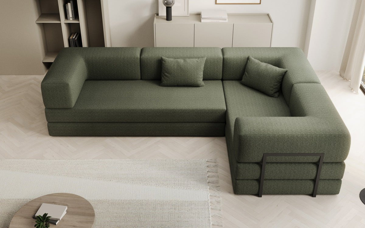 Designer Sofa Lazy L zou a Bouclé