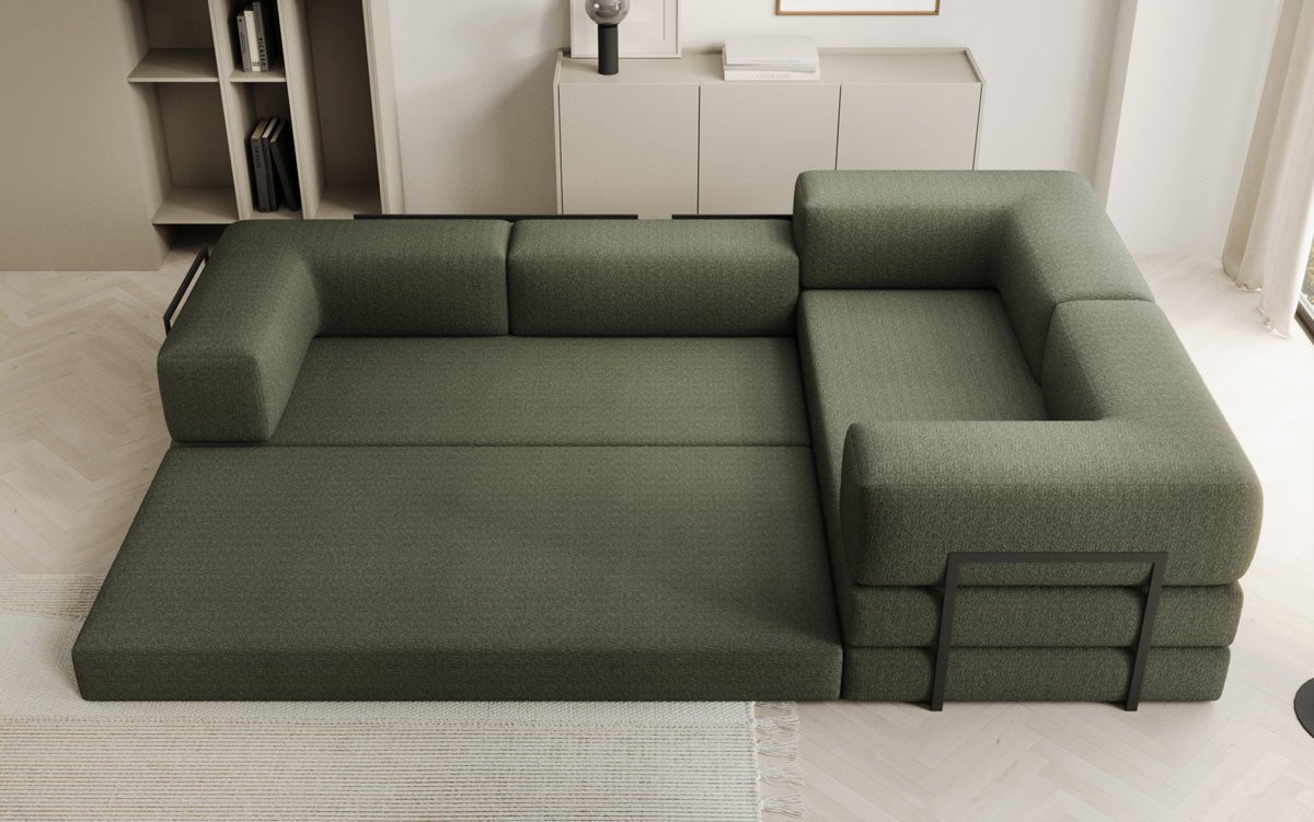 Designer Sofa Lazy L zou a Bouclé