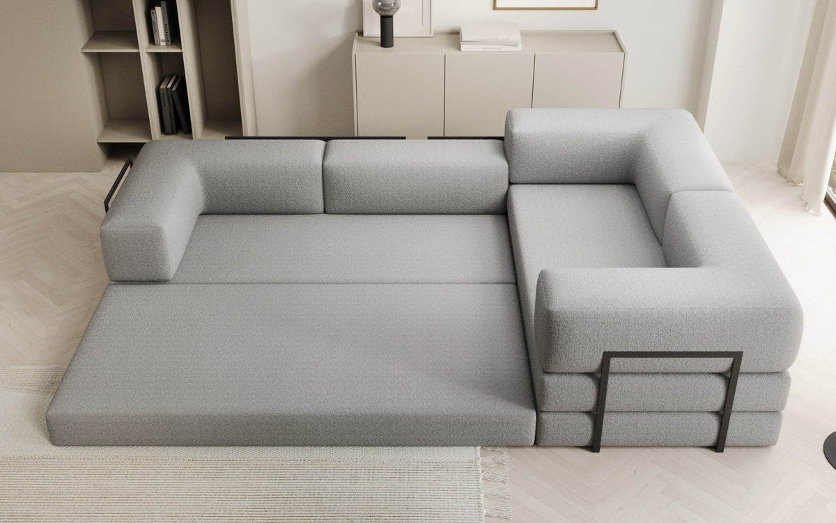 Designer Sofa Lazy L zou a Bouclé