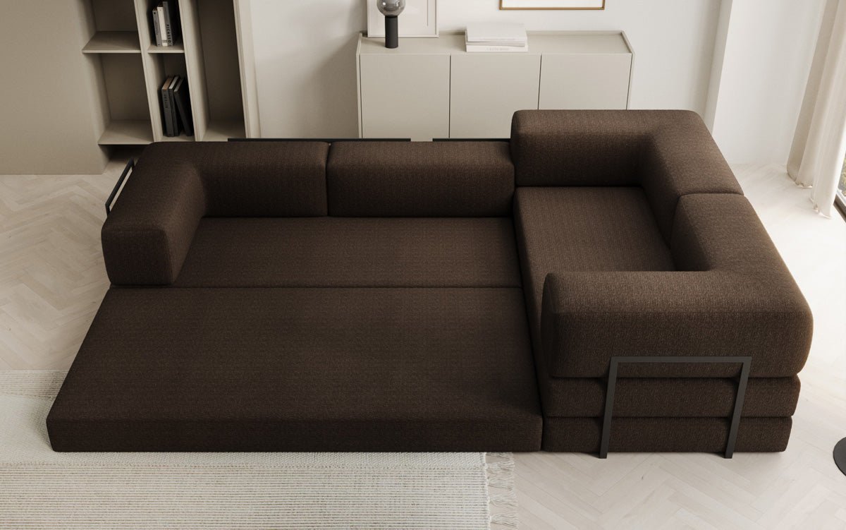 Designer Sofa Lazy L zou a Bouclé