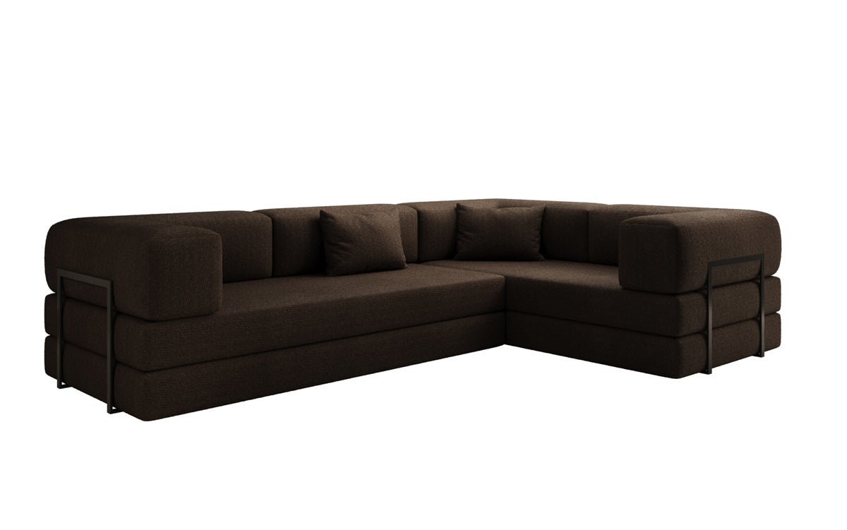 Designer Sofa Lazy L zou a Bouclé
