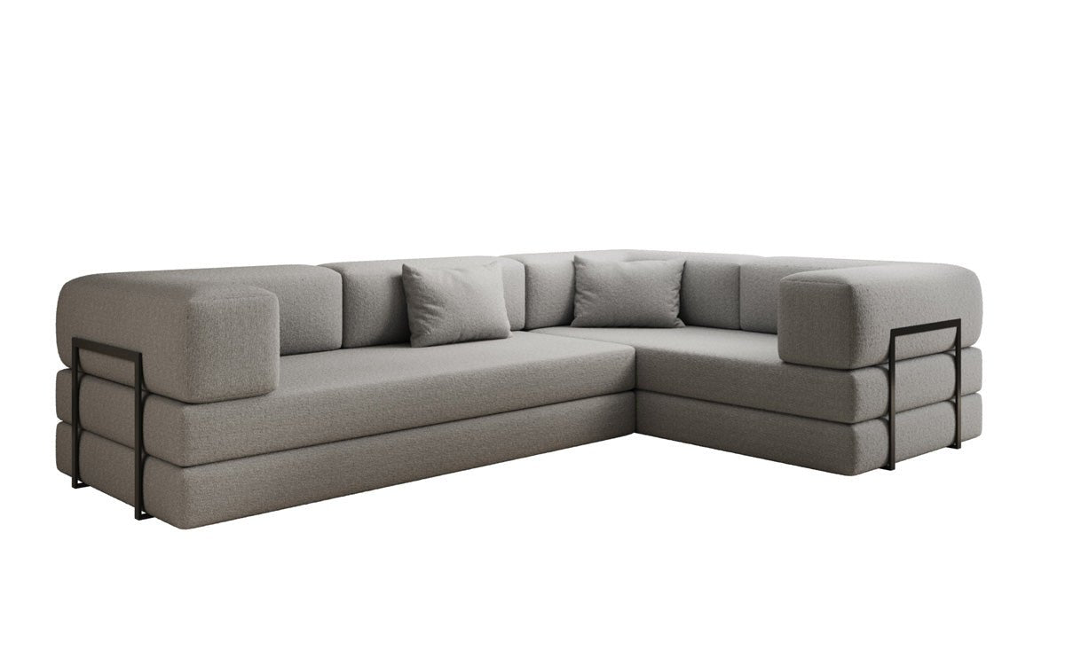 Designer Sofa Lazy L zou a Bouclé