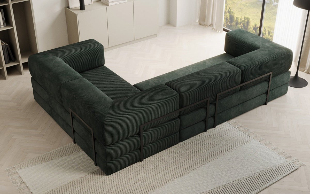 Designer Sofa Lazy L zou a Cord