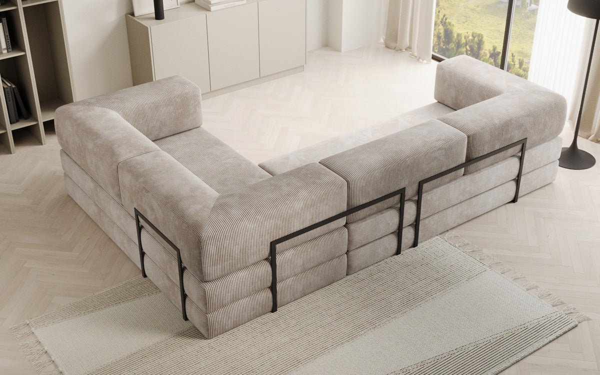 Designer Sofa Lazy L zou a Cord