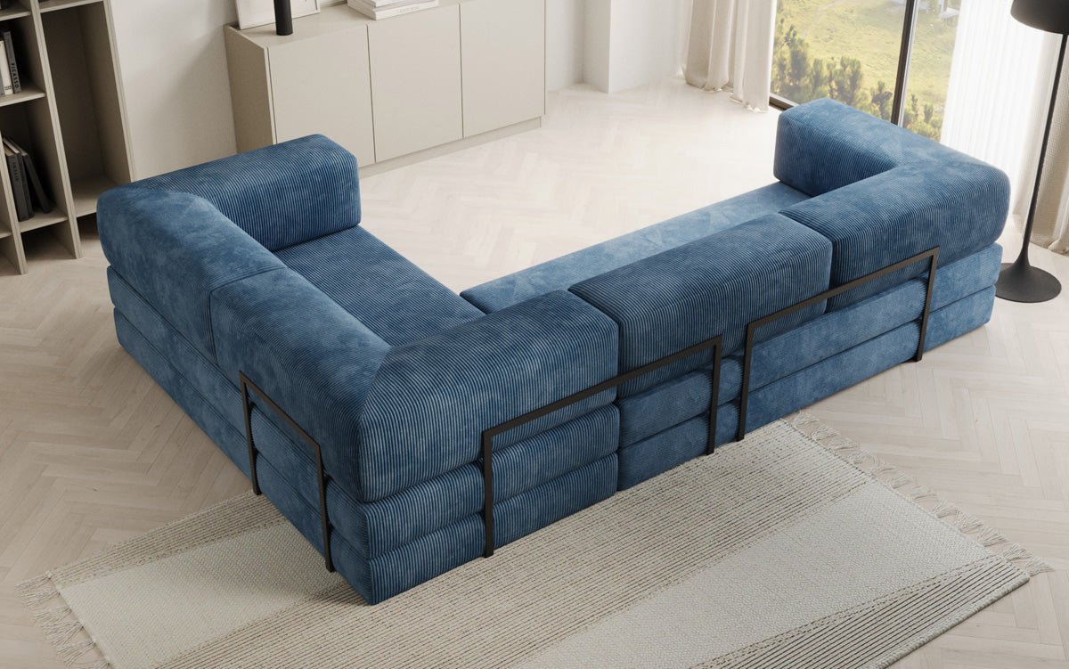 Designer Sofa Lazy L zou a Cord