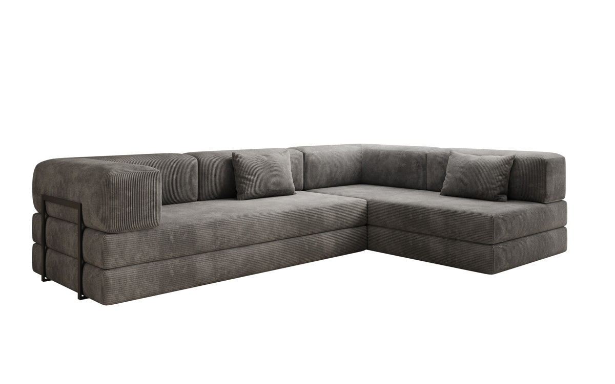 Designer Sofa Lazy L aus Cord