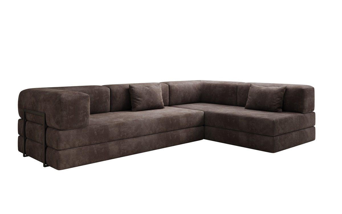 Designer Sofa Lazy L aus Cord