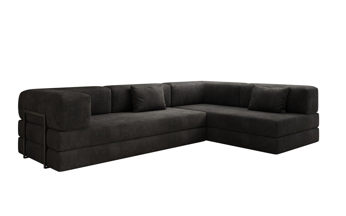 Designer Sofa Lazy L aus Cord