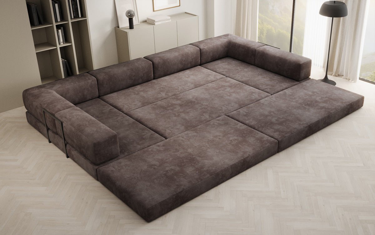 Designer Sofa Lazy U in Cord