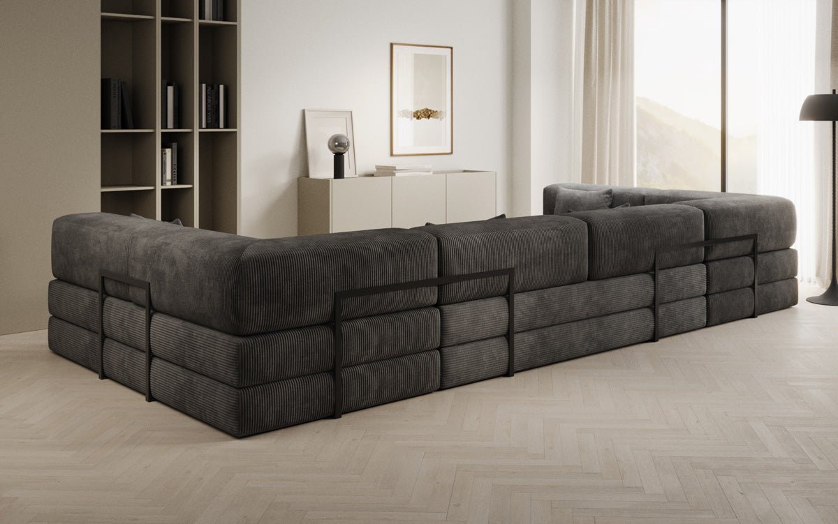Designer Sofa Lazy U in Cord