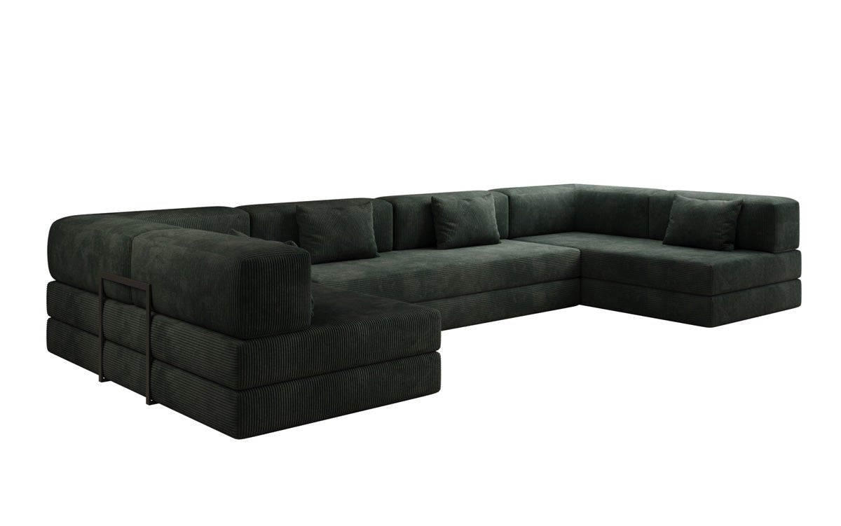 Designer Sofa Lazy U in Cord