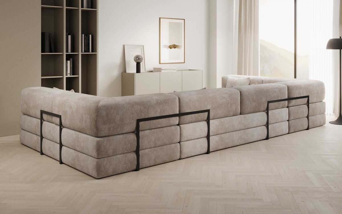 Designer Sofa Lazy U in Cord
