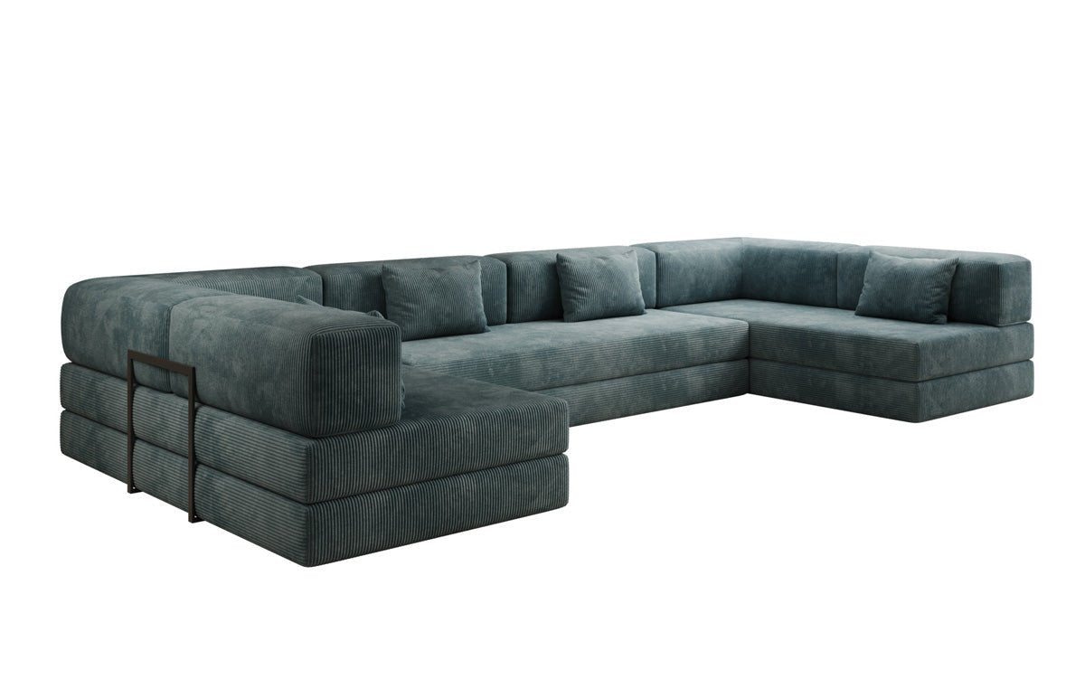Designer Sofa Lazy U in Cord