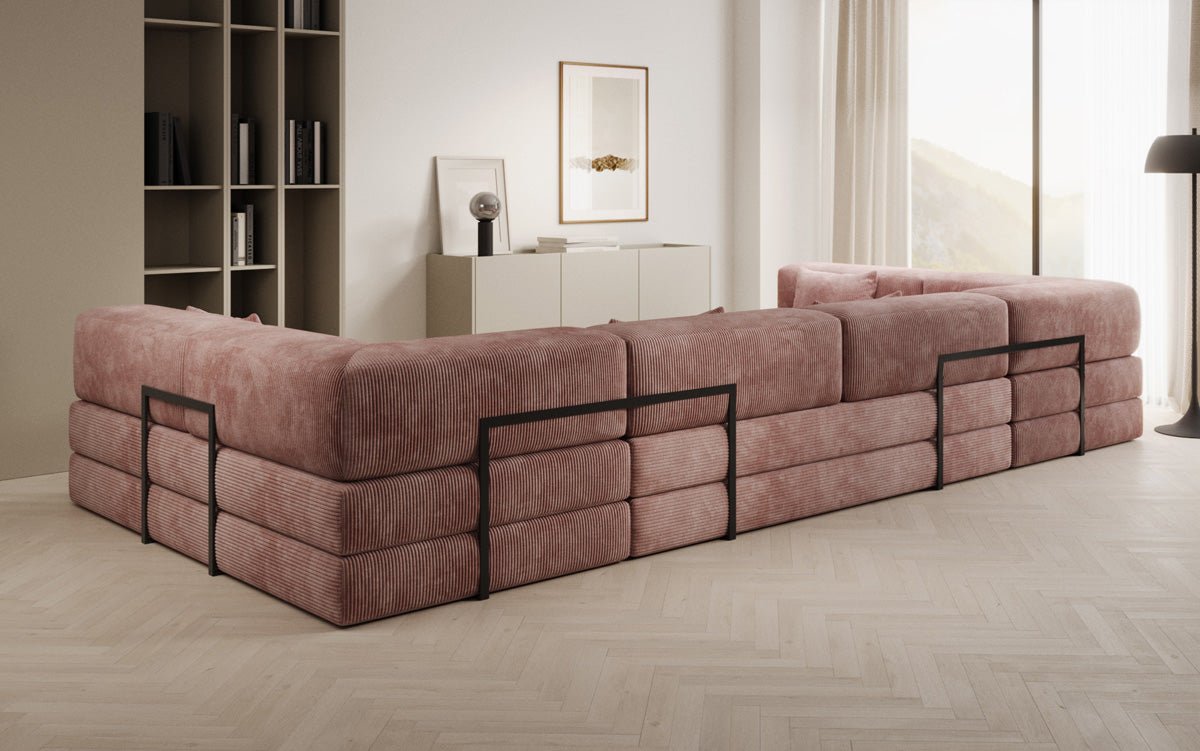 Designer Sofa Lazy U in Cord
