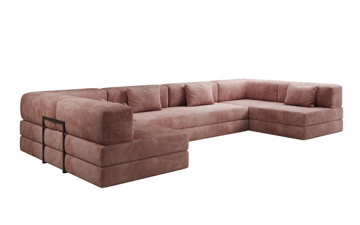 Designer Sofa Lazy U in Cord