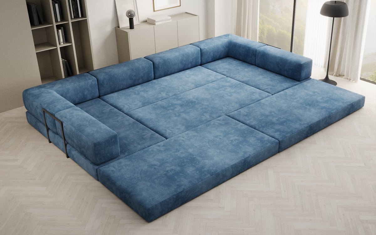 Designer Sofa Lazy U in Cord