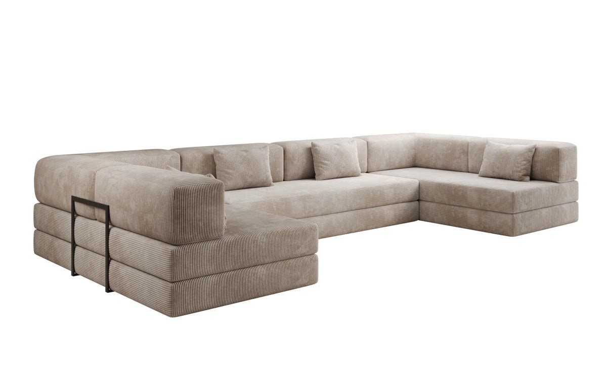 Designer Sofa Lazy U in Cord